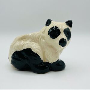 Vintage Small Panda Planter 